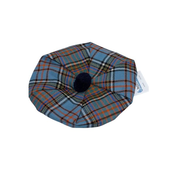 NWT Vintage Ingles Buchan Tam o Shanter Tartan Plaid Made in Scotland 100% Wool - Picture 5 of 8